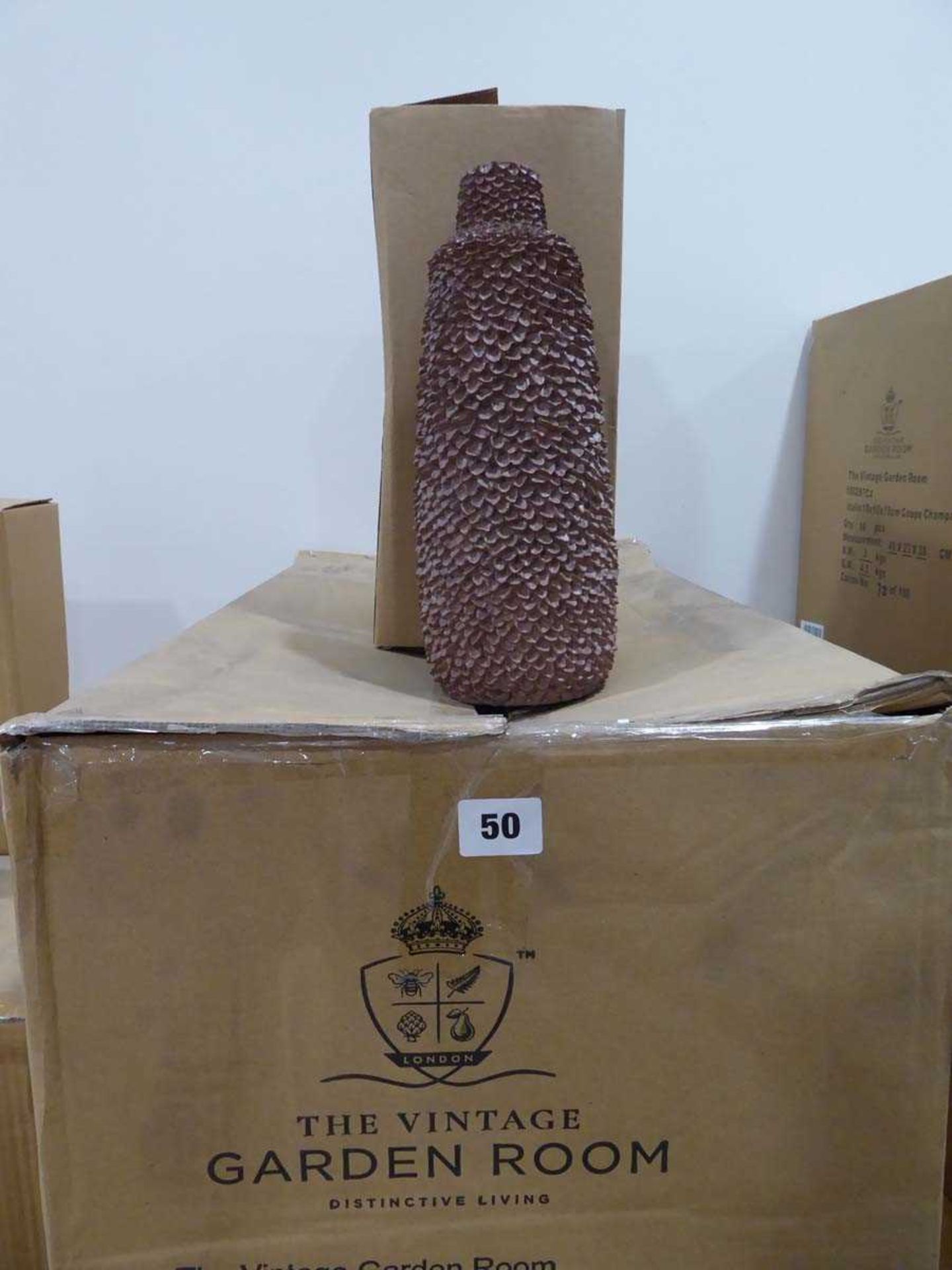 +VAT Box of textured vases