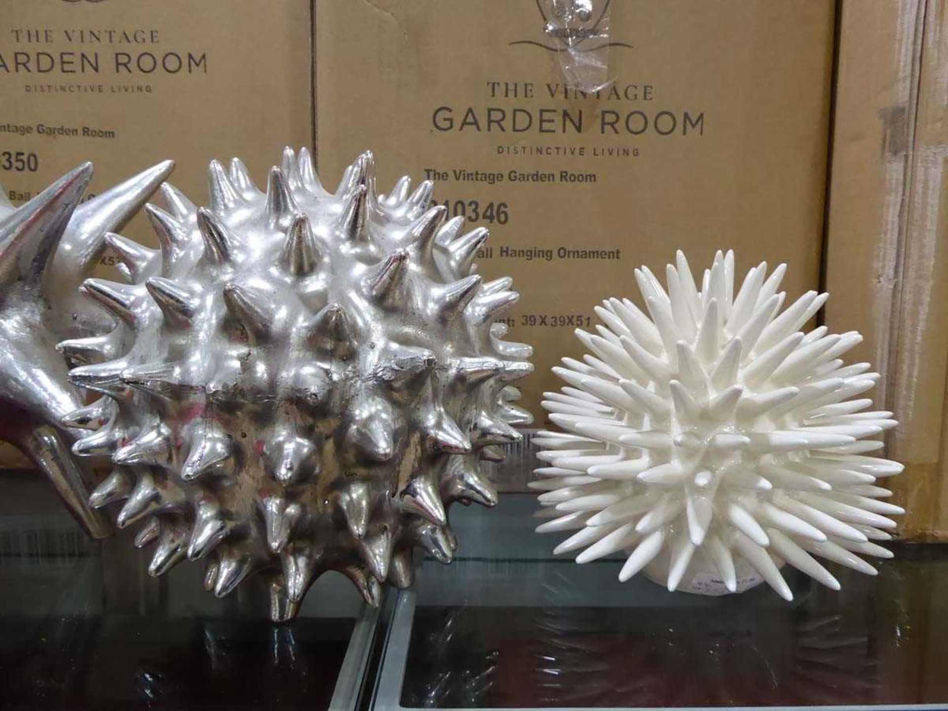 +VAT 6 rounded spiky sculptures - Image 4 of 4