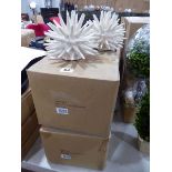 +VAT 6 boxes of ceramic sea urchins