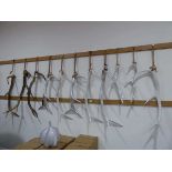 +VAT 11 sets of hanging antlers