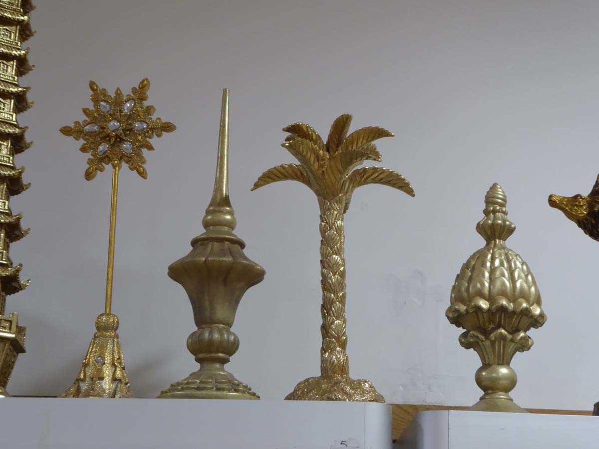+VAT 19 various gilt and silver finished sculptures and decorations - Image 5 of 6