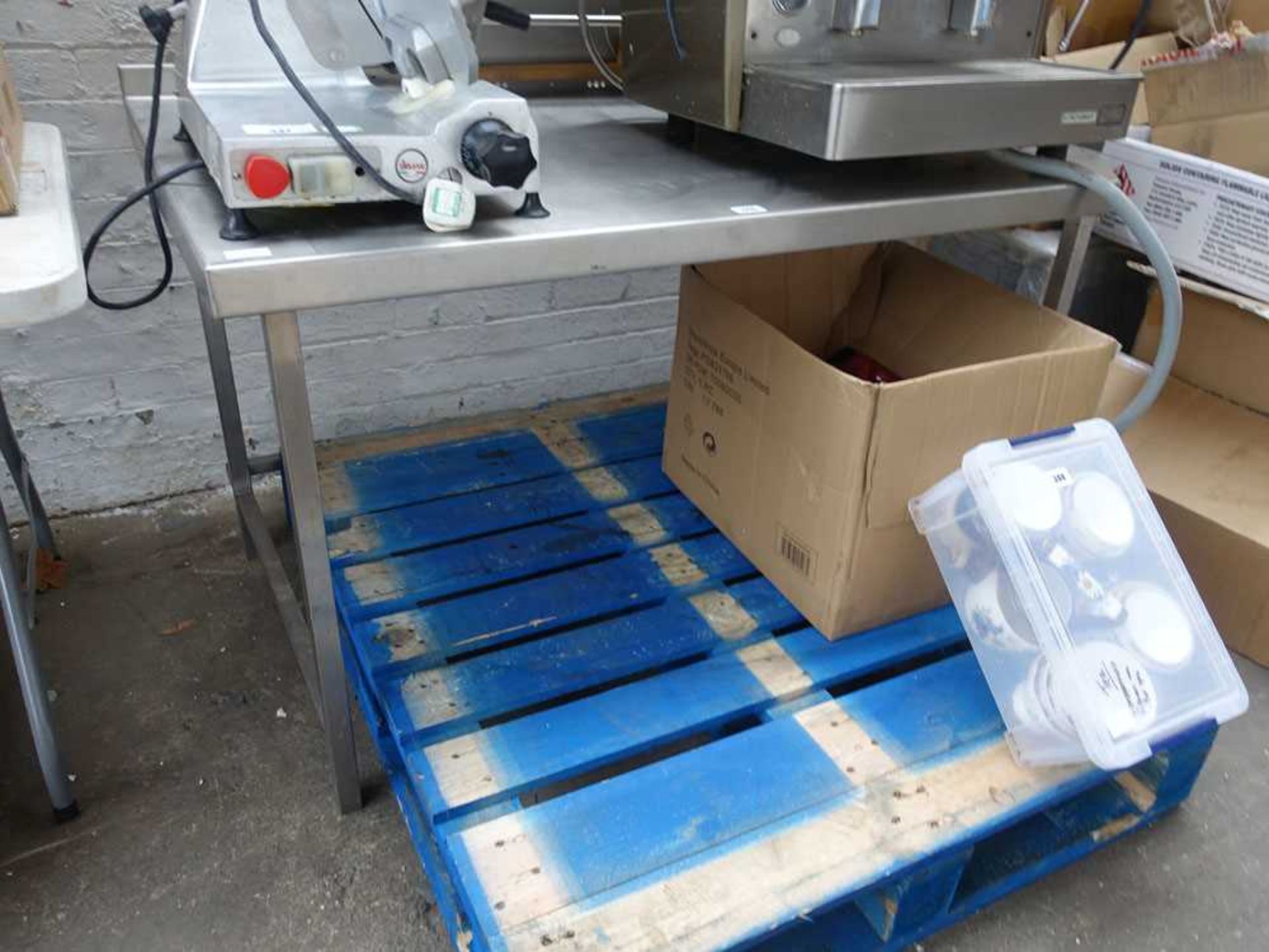 140cm stainless steel preparation table