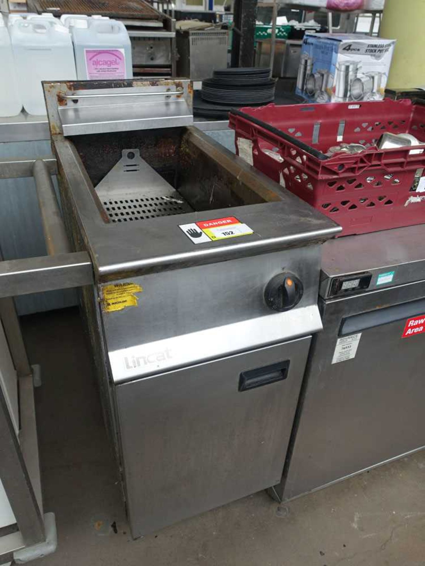 +VAT 40cm electric single well fryer