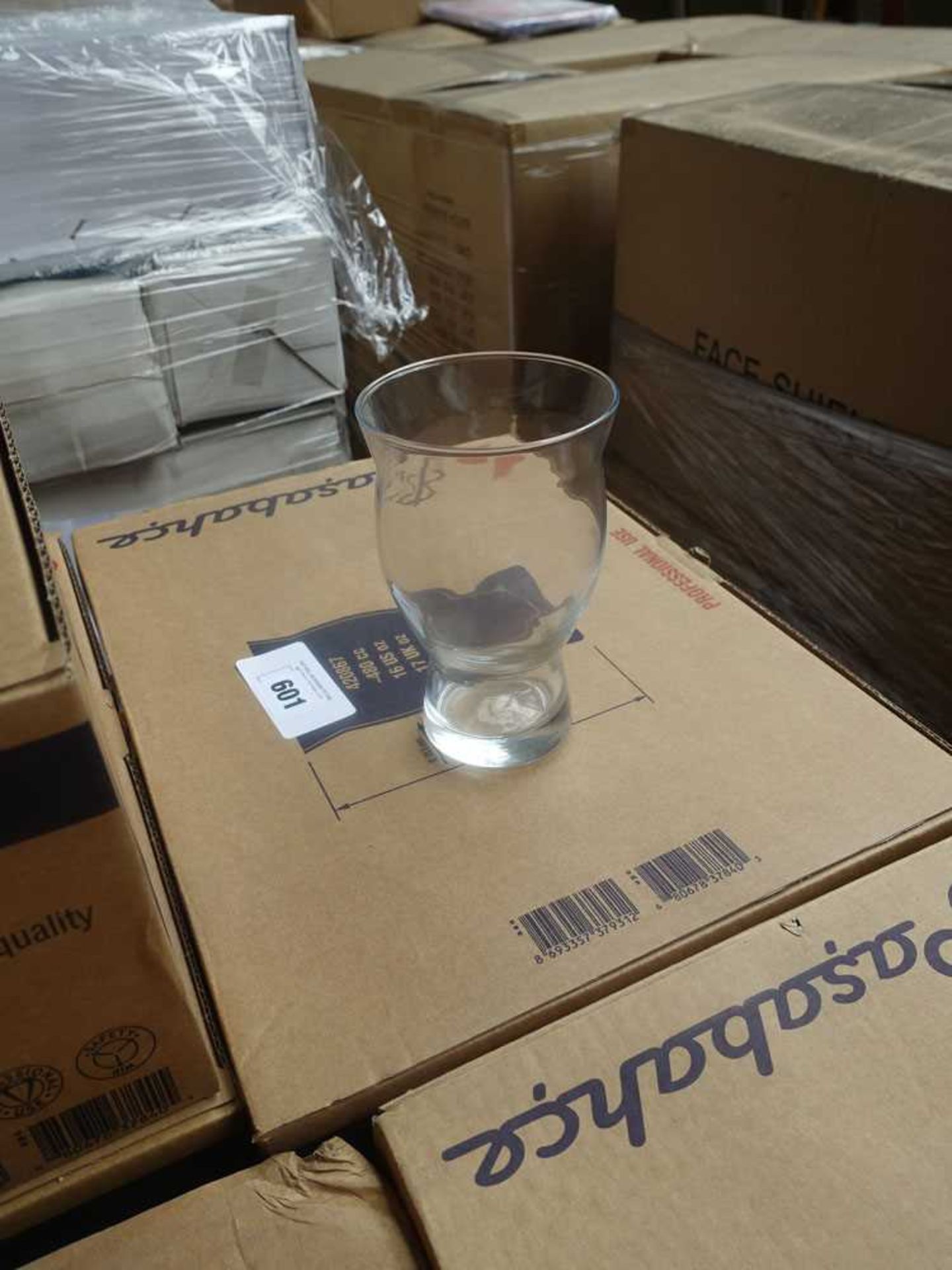 +VAT 4 boxes each with 12 Pasabahce 17oz UK tumblers