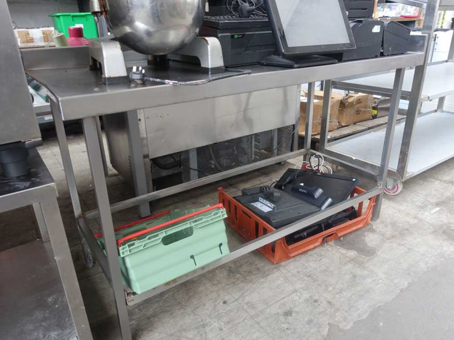 160cm stainless steel preparation table