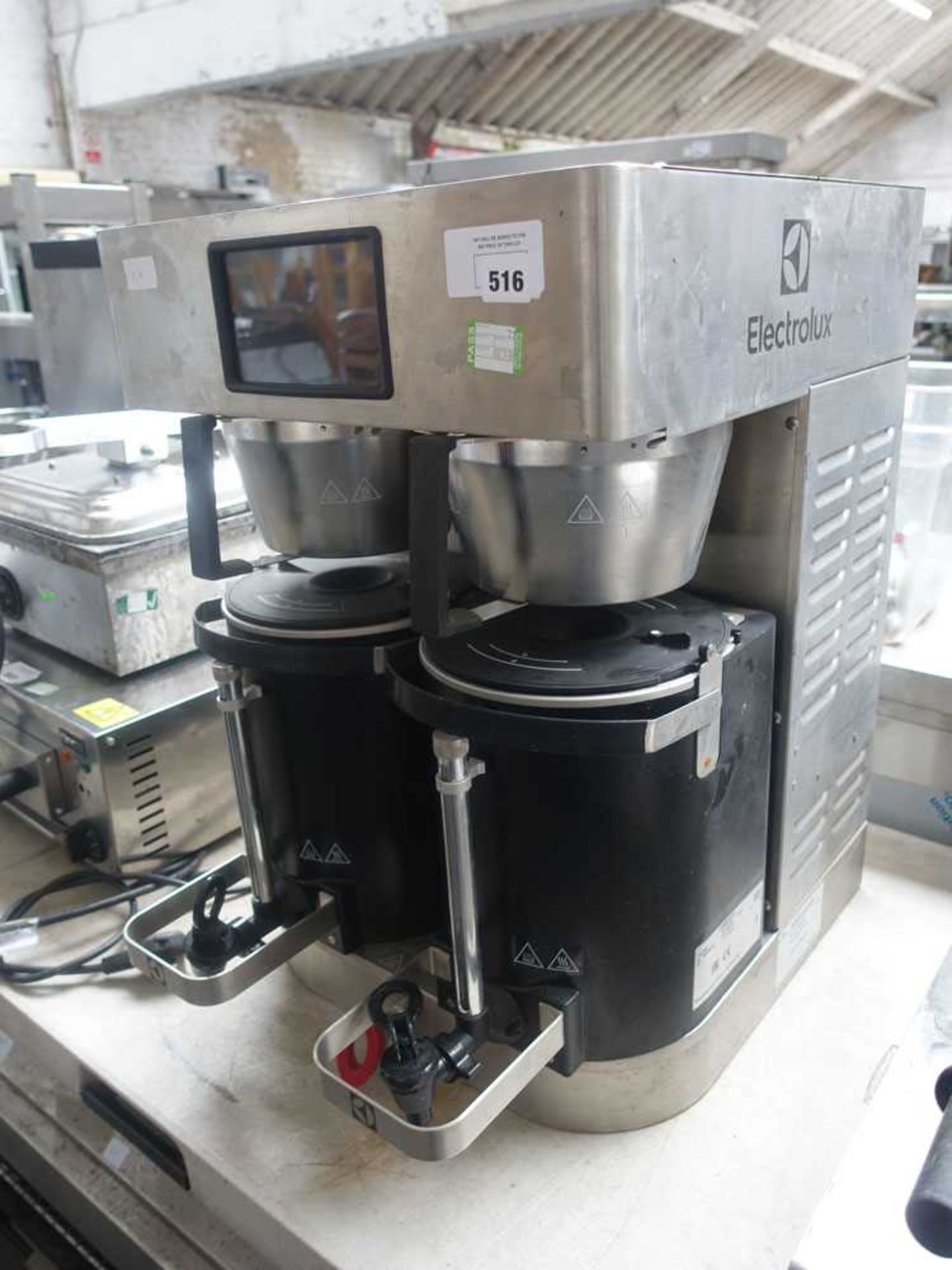 +VAT 46cm Electrolux grind master 2 station coffee filter machine