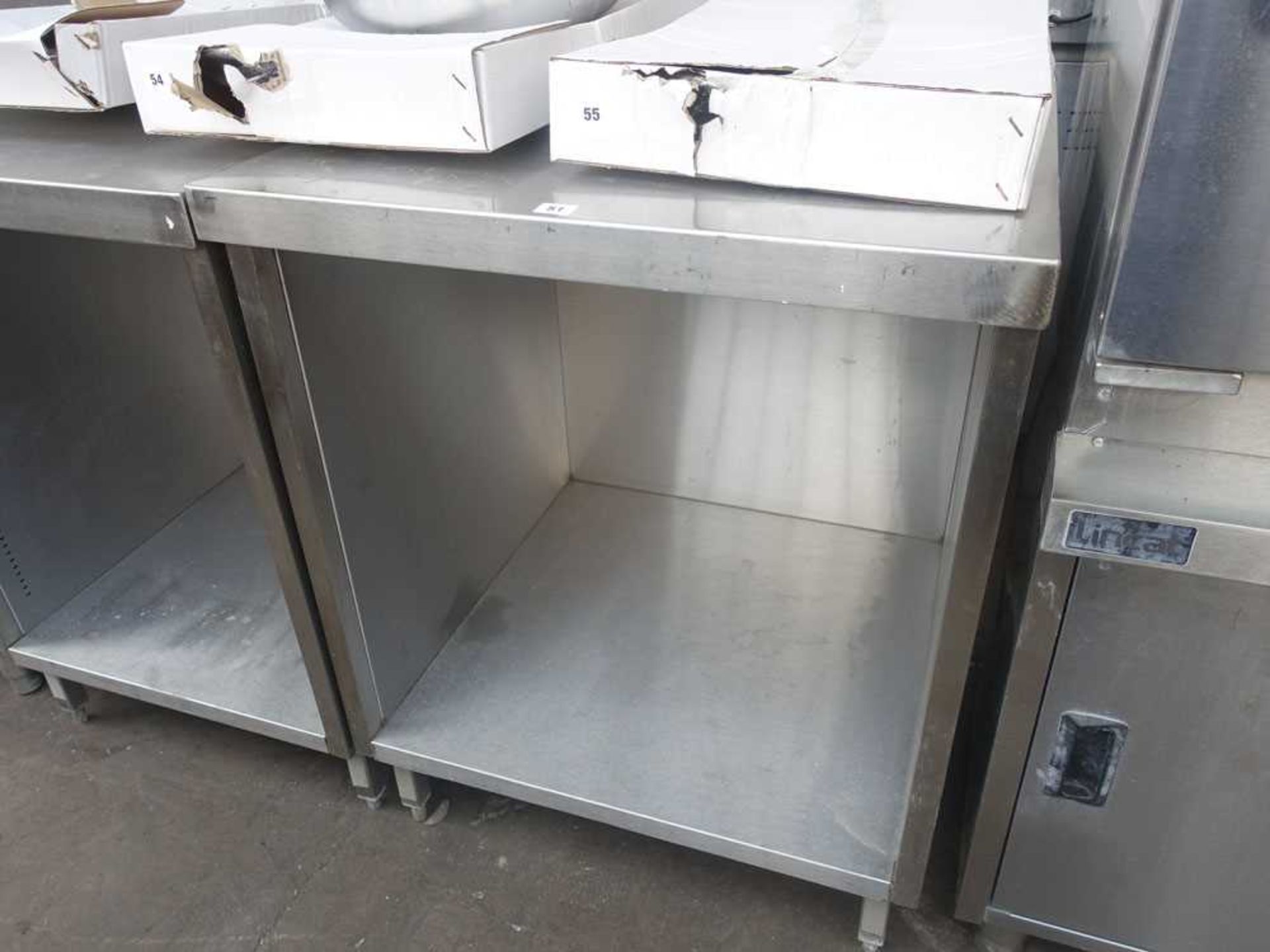 72cm stainless steel preparation surface