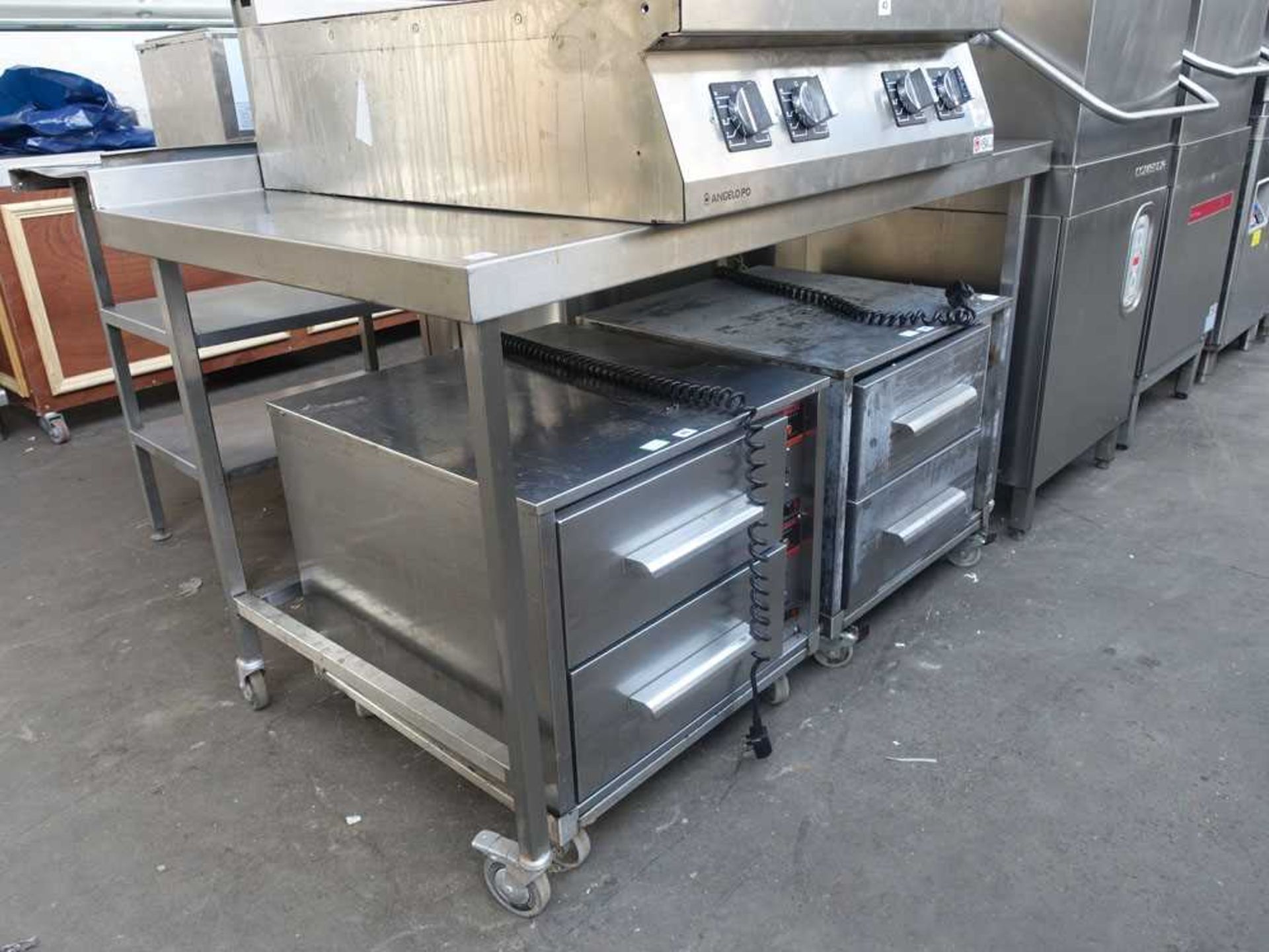 150cm stainless steel preparation table