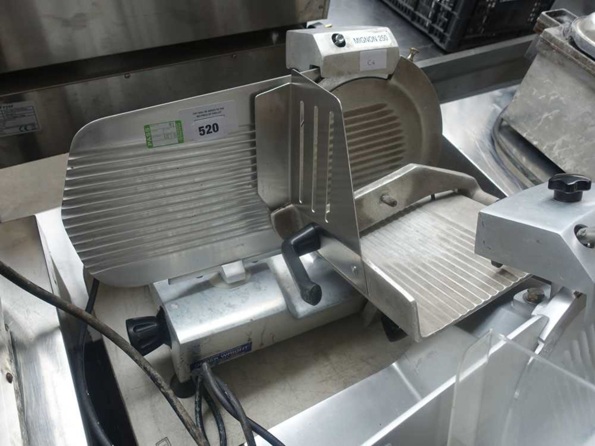 +VAT Mignon 250 25cm blade meat slicer