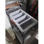 +VAT Mobile cutlery trolley