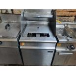60cm gas Falcon G3865 twin well fryer with 2 baskets