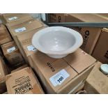 +VAT 2 boxes of 6 stoneware bowls with wavy edges (12 in total)