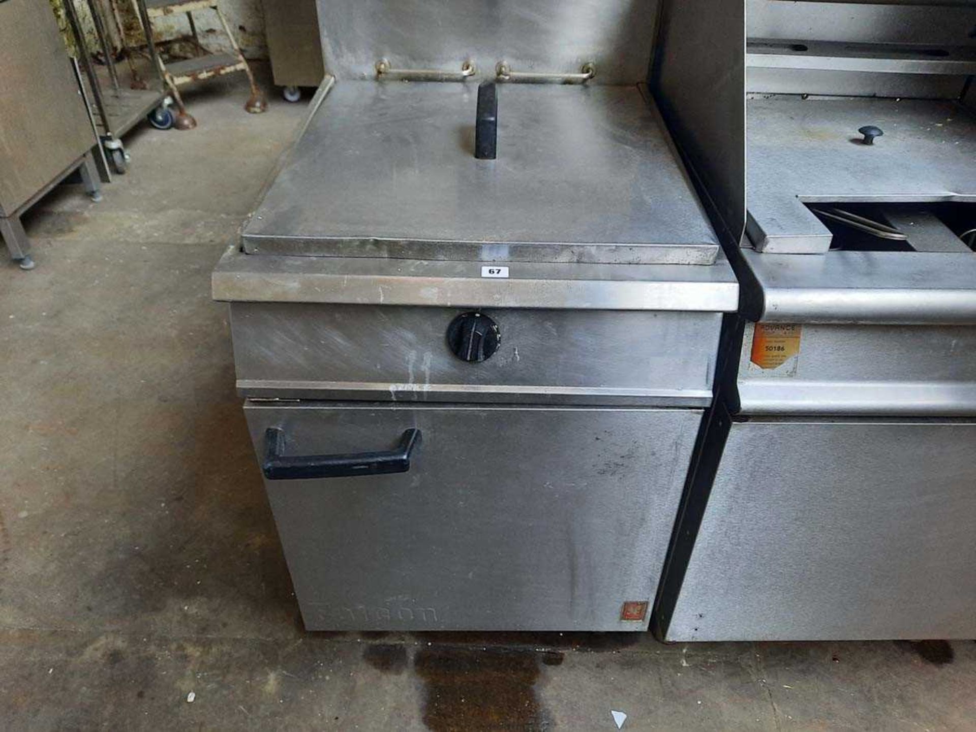 60cm Falcon single well fryer with 2 baskets