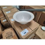 +VAT 2 boxes of 6 stoneware bowls with wavy edges (12 in total)