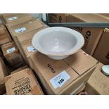 +VAT 2 boxes of 6 stoneware bowls with wavy edges (12 in total)