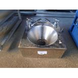 +VAT Stainless steel hand basin with tap set