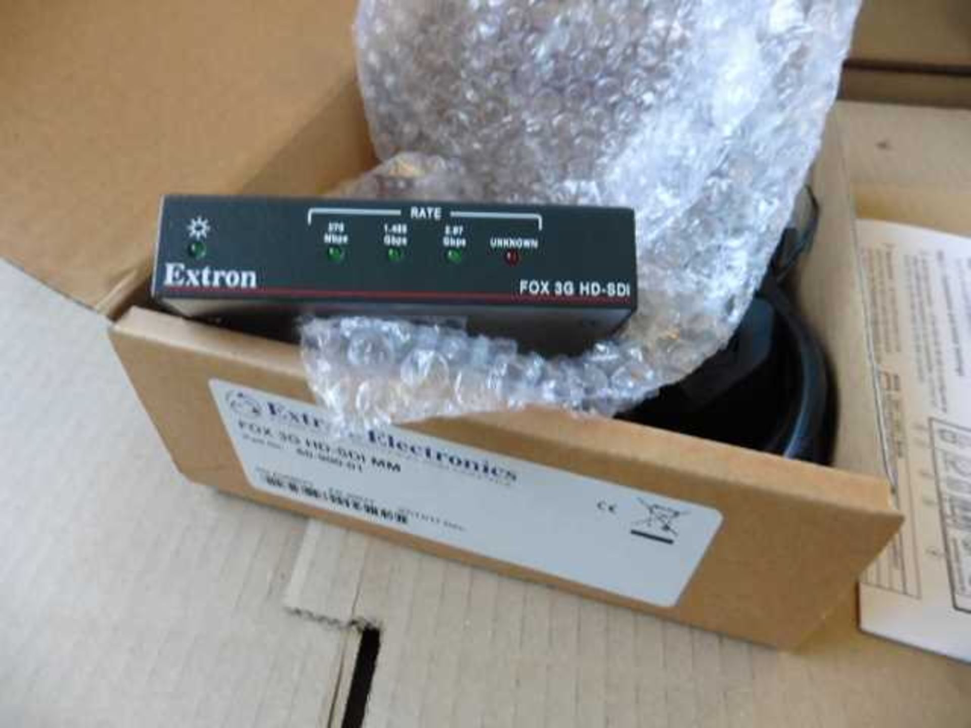 +VAT Extron Fox 3G HD-SDIMM transceiver with box, with box and power supply - Image 2 of 2