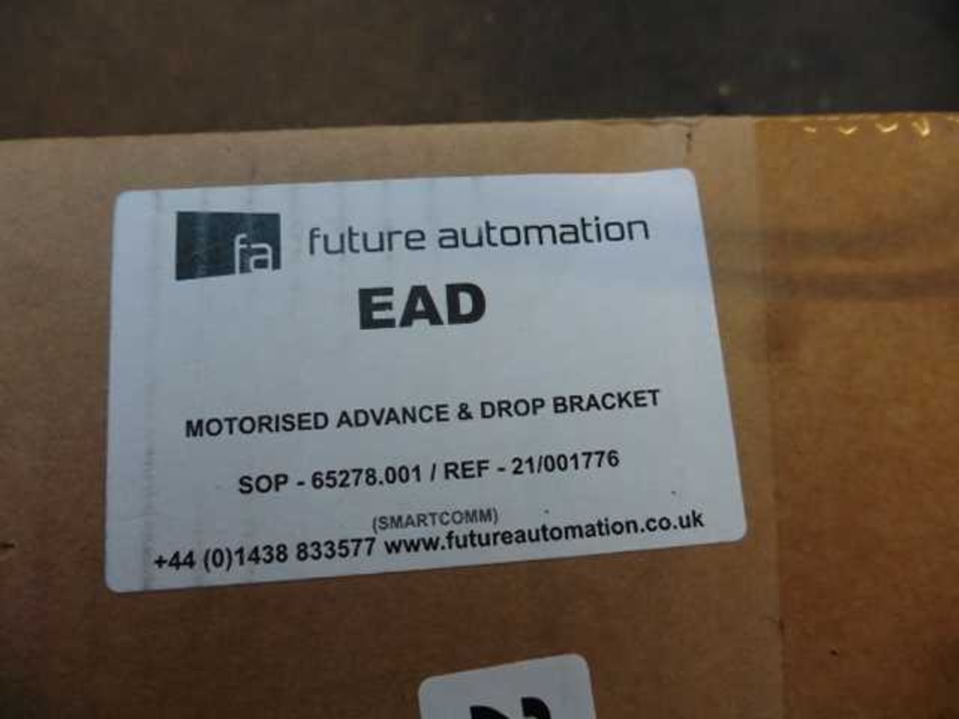 +VAT Future Automation motorised advance and drop bracket model EAD - Image 2 of 2