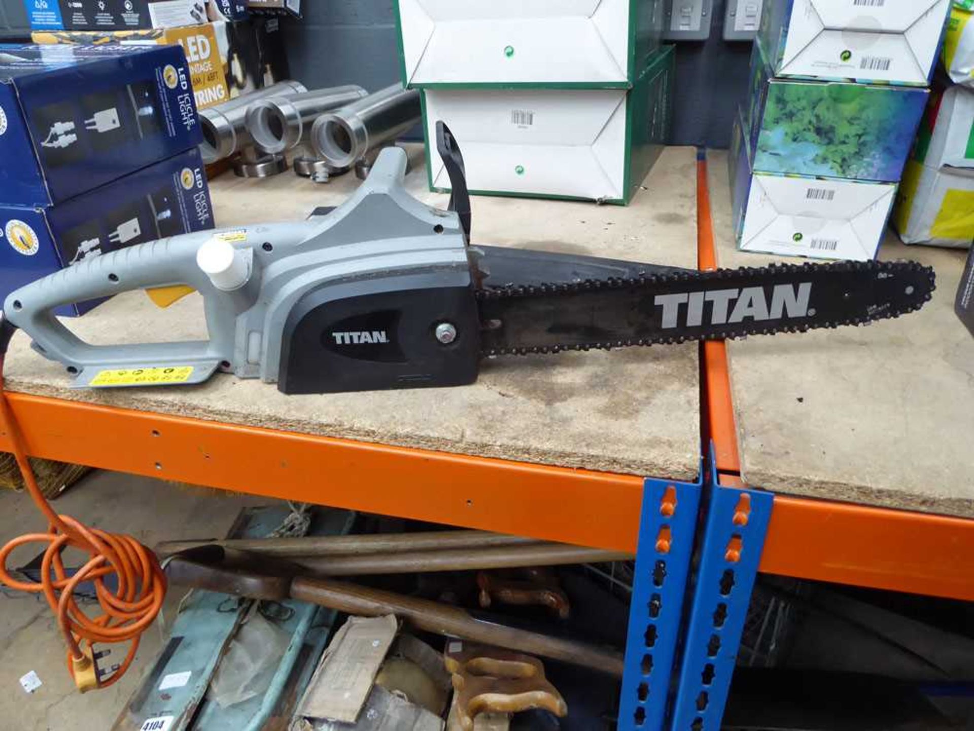 Titan electric chainsaw