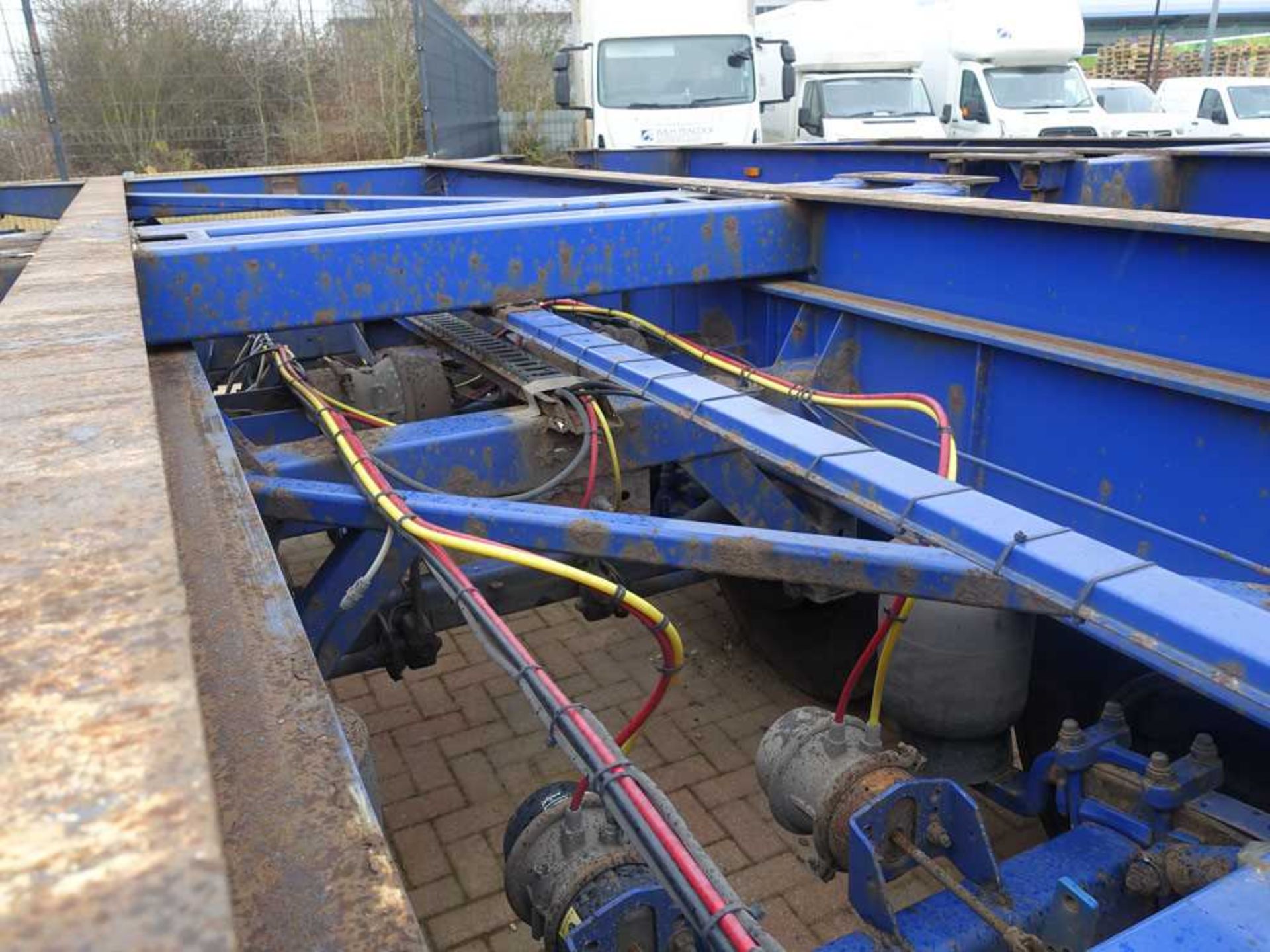 +VAT Dennison skeletal triaxle container trailer - 2007 39 tonne gross weight s/n C248657 - Image 5 of 6