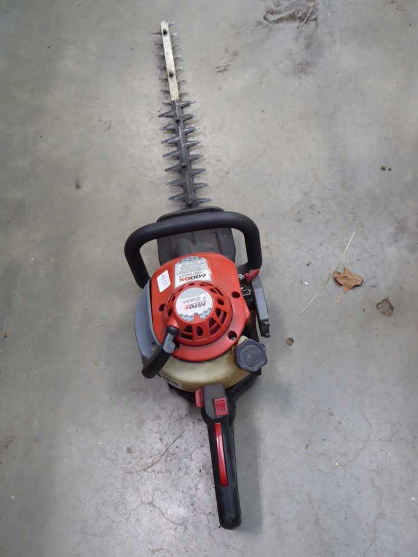 Mitox petrol powered hedgecutter