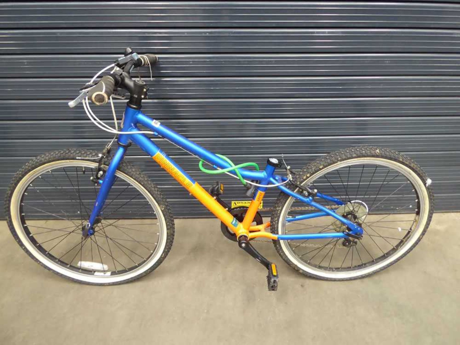 +VAT Pinnacle orange and blue kids bike, no seat