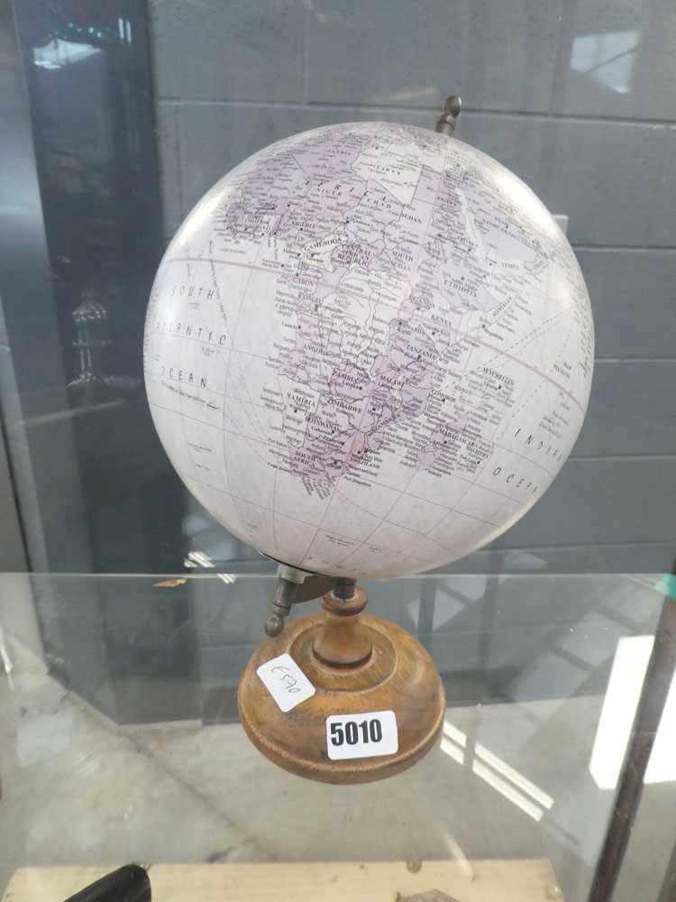 Students tabletop globe