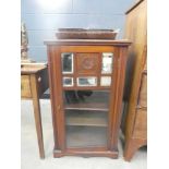 Edwardian single door music cabinet