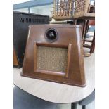 Vintage walnut radio