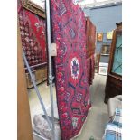 (11) 3x1m carpet with geometric pattern