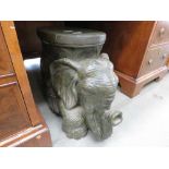 Elephant garden seat