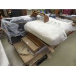 +VAT Pallet with furniture parts and cushions