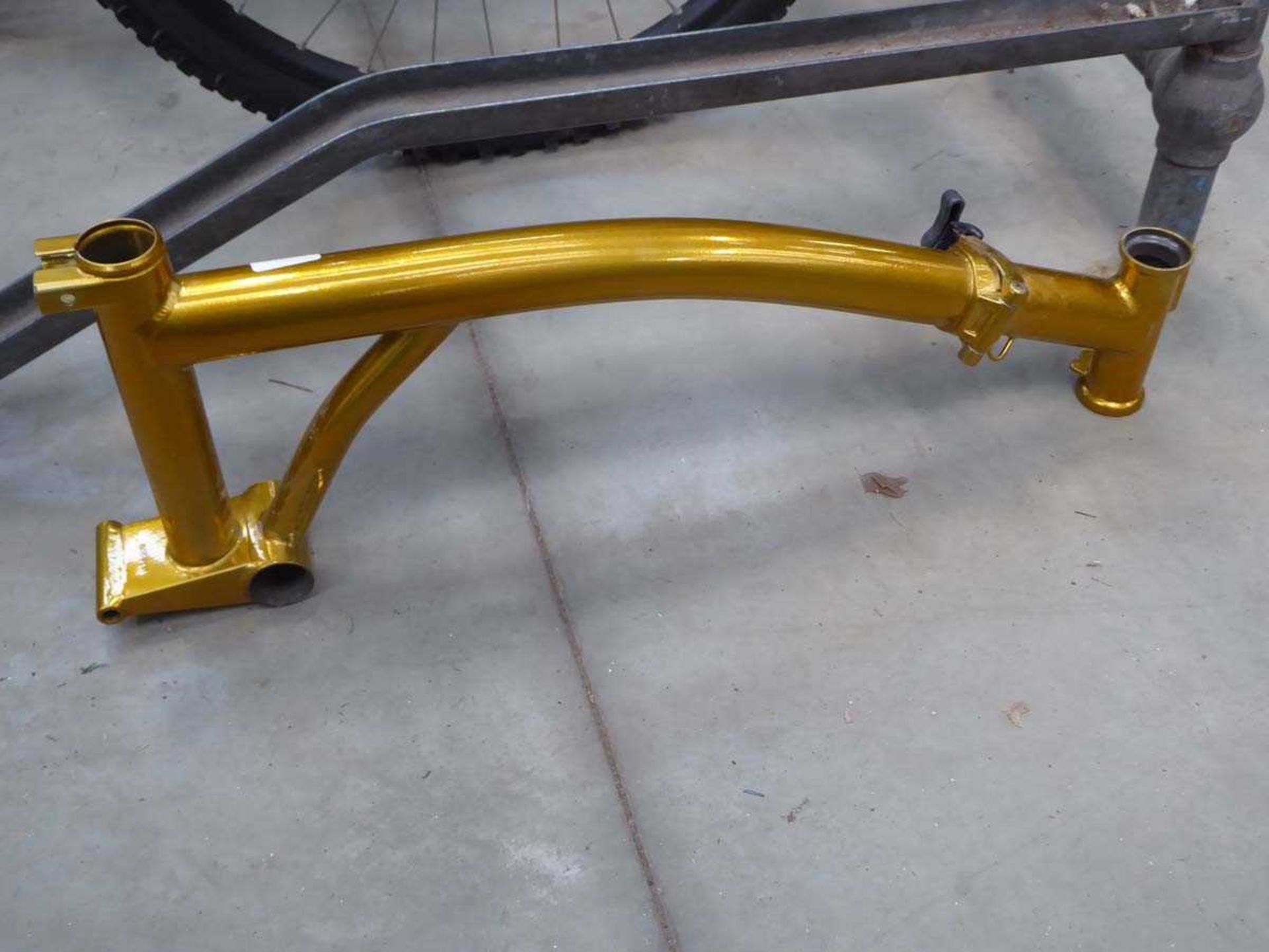 +VAT Gold folding bike frame