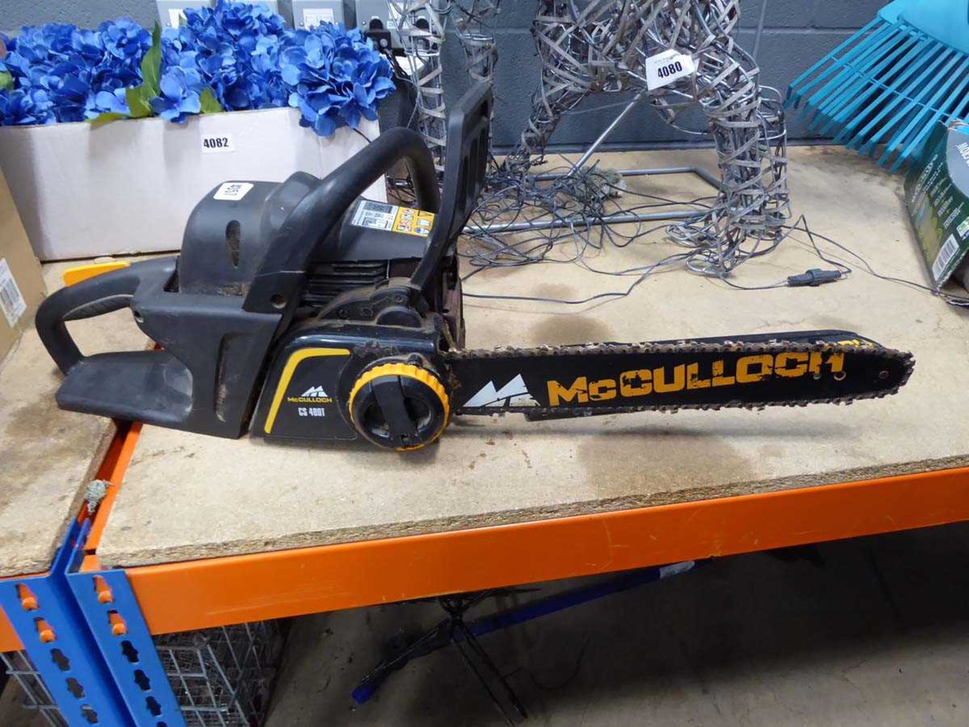 McCullough petrol powered chainsaw