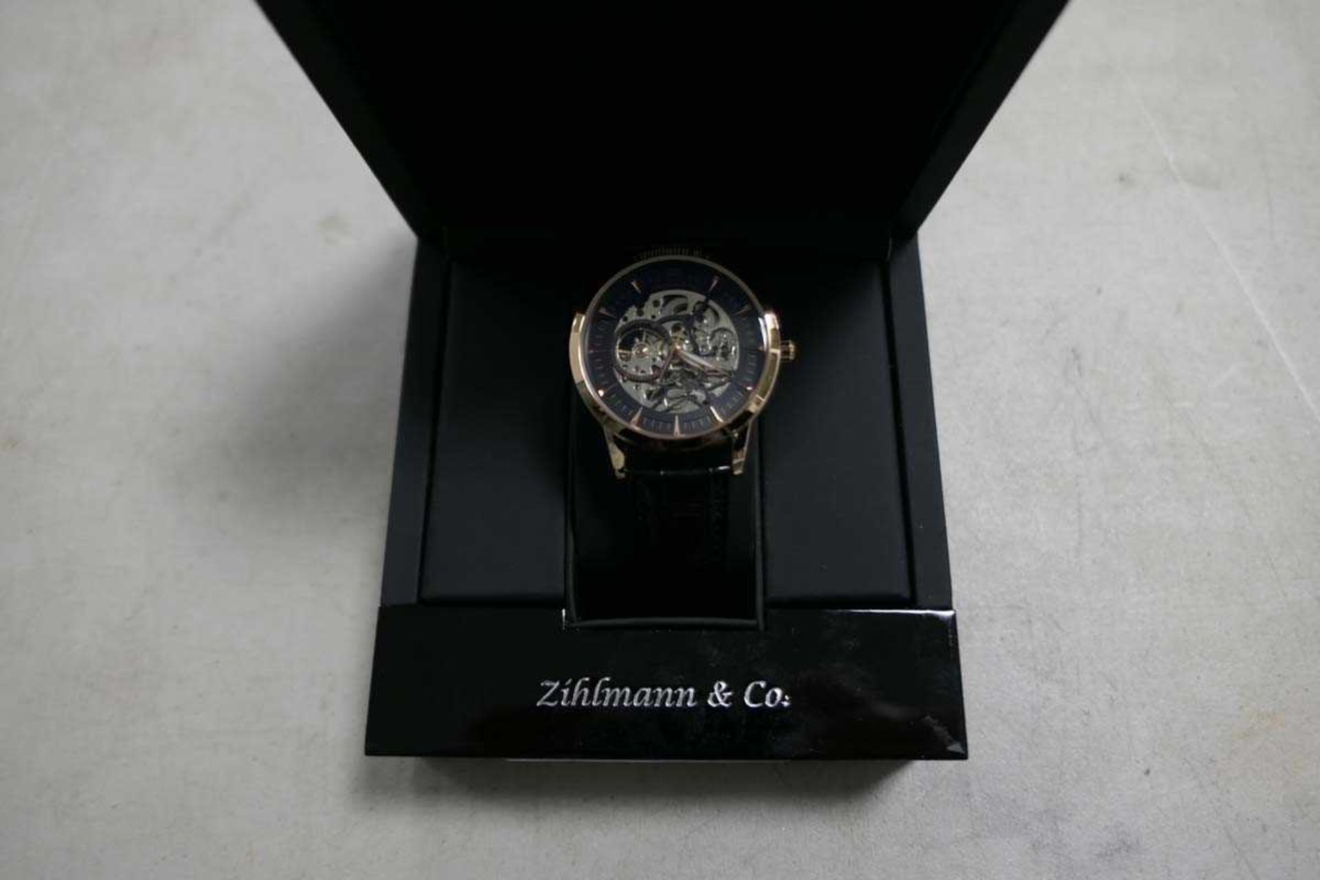 +VAT Automatic Zilman & Co boxed gents wristwatch