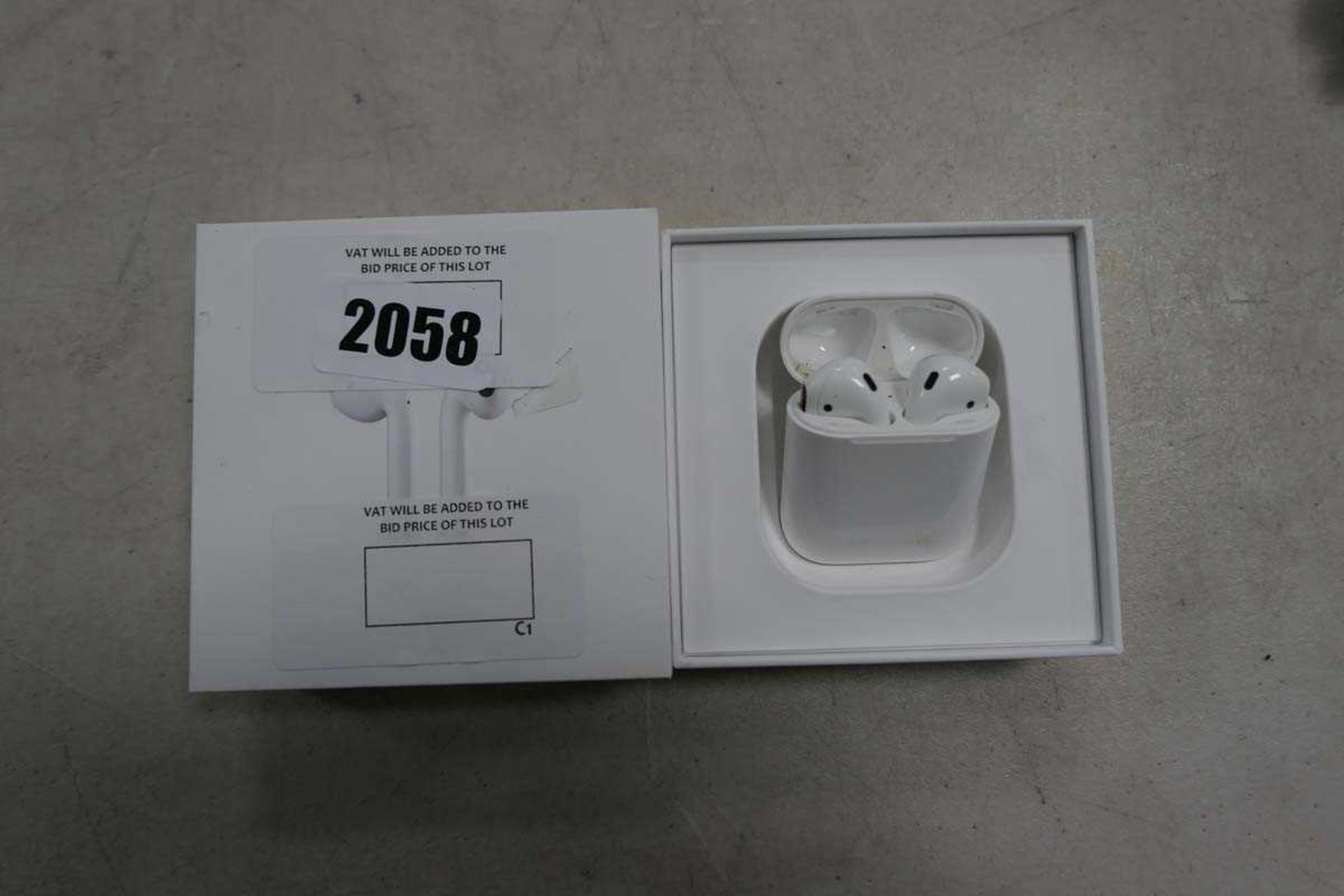+VAT Boxed pair of Apple AirPods
