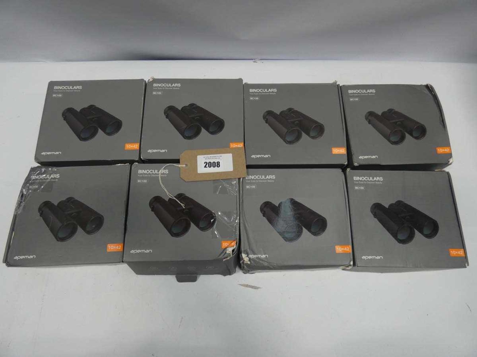 +VAT 8x pairs of Apeman BC100 10x42 binoculars