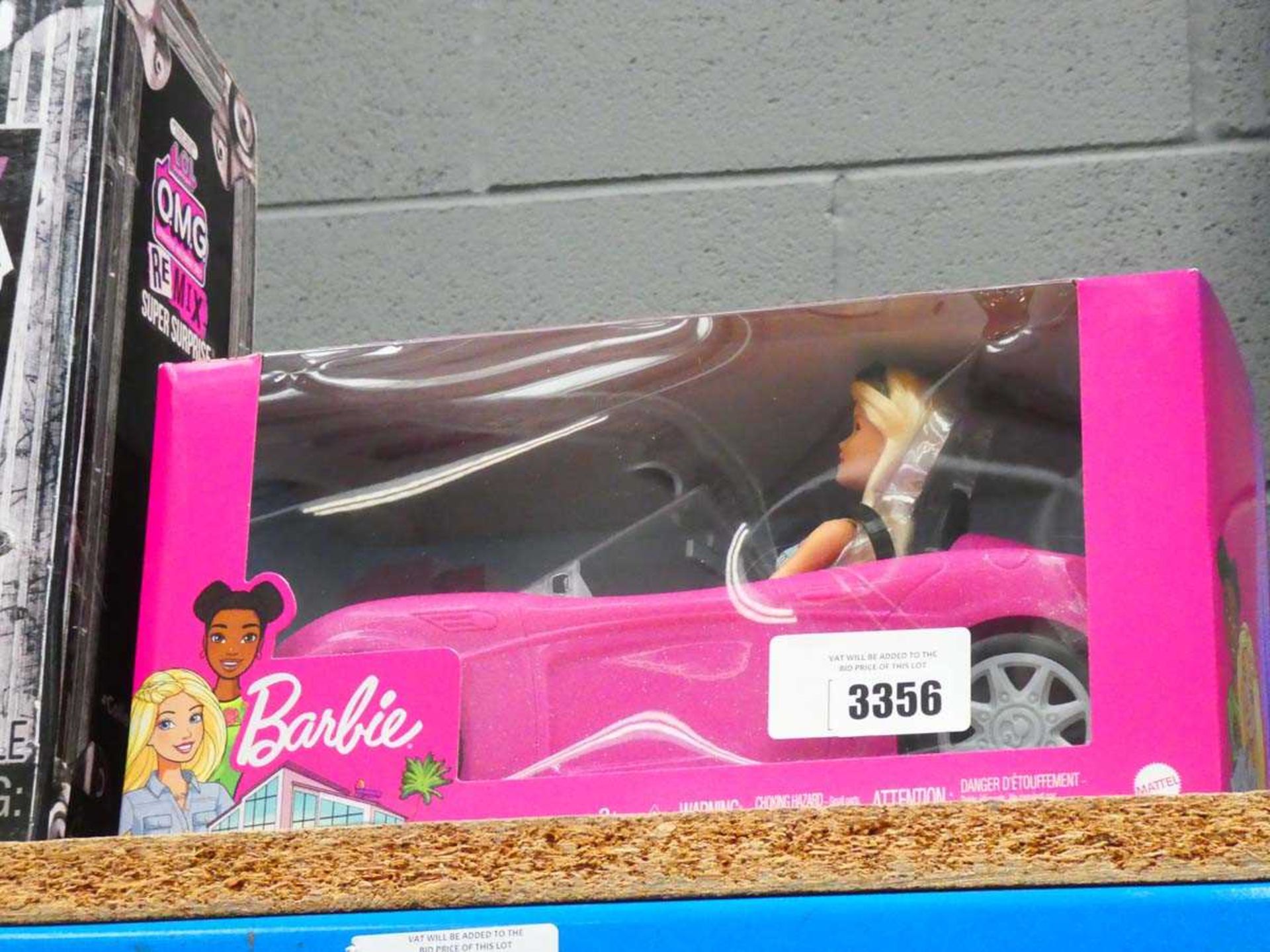 +VAT Barbie doll and vehicle set