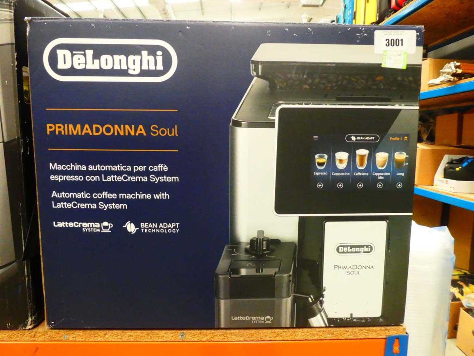 +VAT Delonghi Primadonna Soul coffee machine