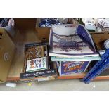 2 boxes containing childrens books and ephemera