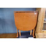 Teak dropside table