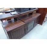 +VAT Dark wood TV stand