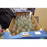 Box containing glass cupping cups