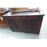 Large oak coffer