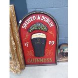 Reproduction Guinness advertisement sign