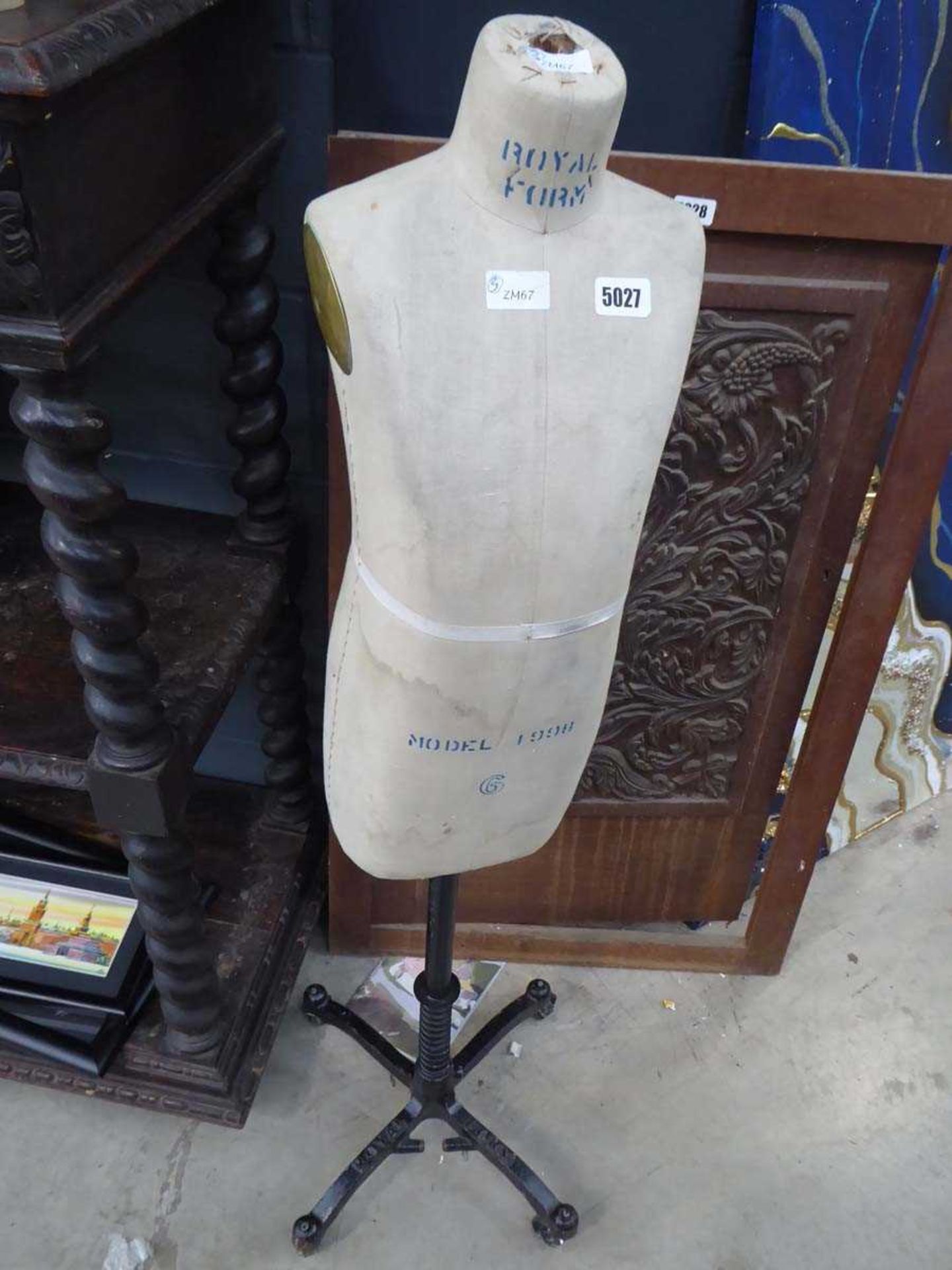 (3) Tailors dummy with adjustable stand