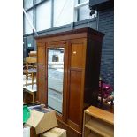 Edwardian mahogany wardrobe