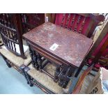 +VAT Oak nest of three tables