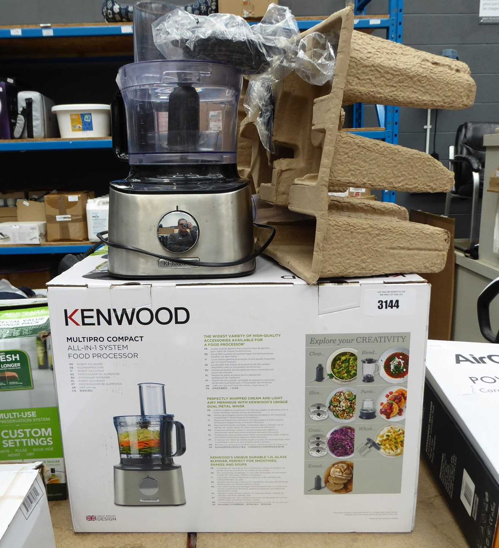 +VAT Kenwood multi pro compact all in one food processor