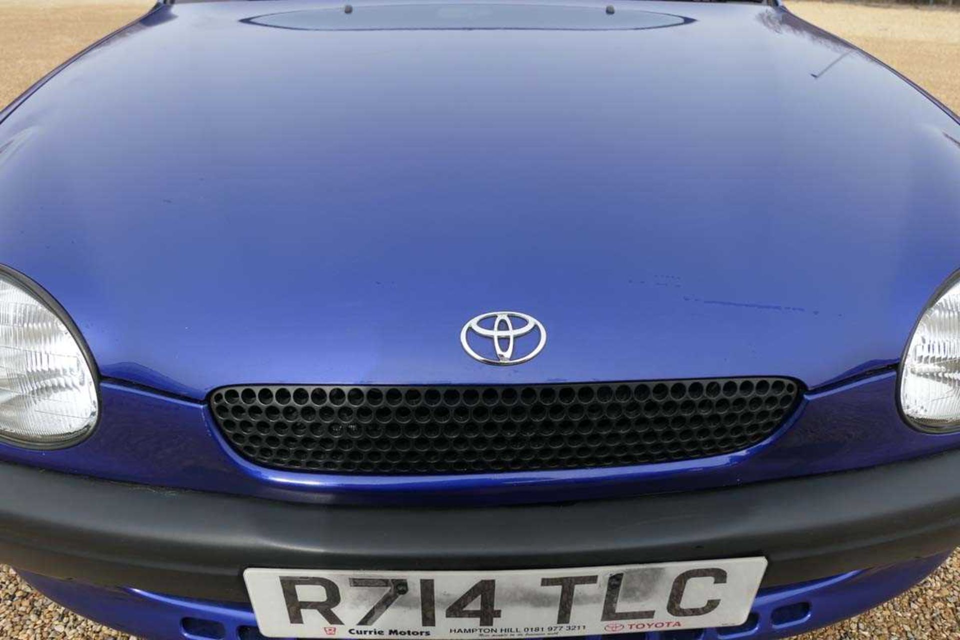 Toyota Corolla SR in blue, registration plate R714 TLC, first registered 29.06.1998, 3 door - Image 6 of 12